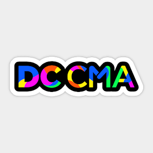 DC CMA Splatter Sticker